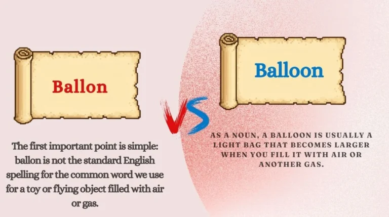 Ballon or Balloon