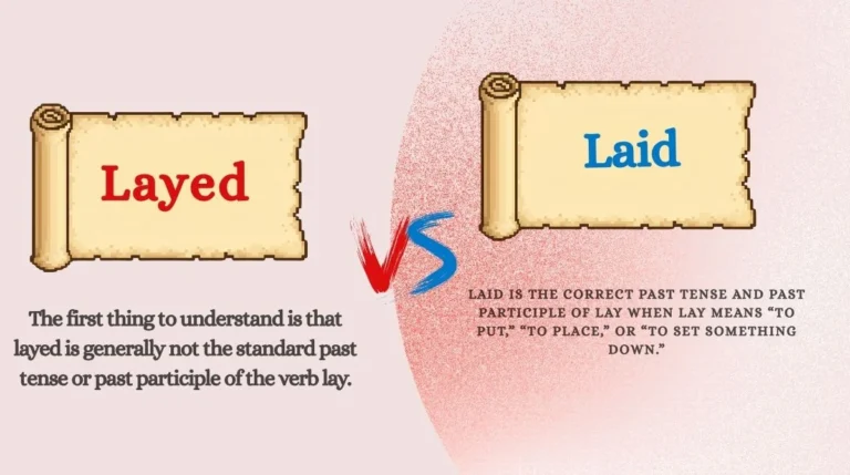 Layed or Laid