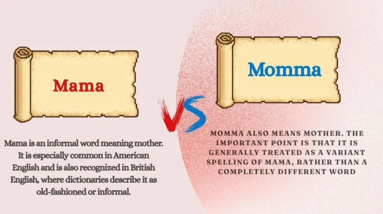Momma or Mama