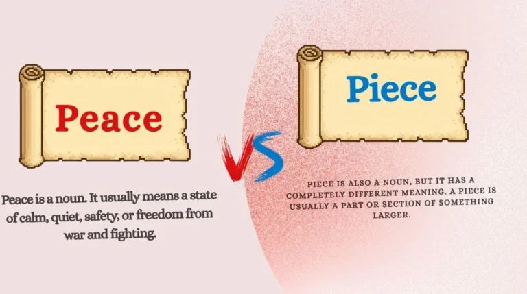 Peace or Piece