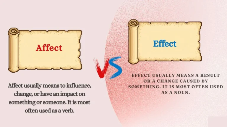 Affect or Effect