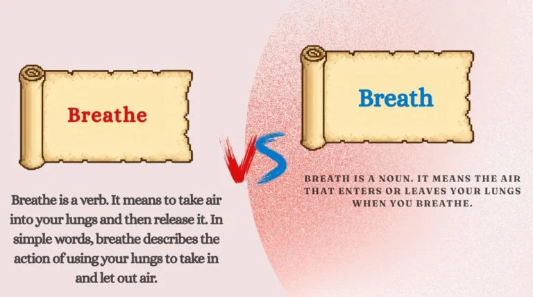 Breathe or Breath