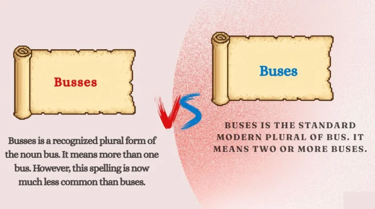 Busses or Buses