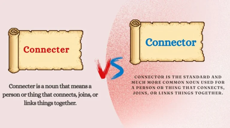 Connecter or Connector