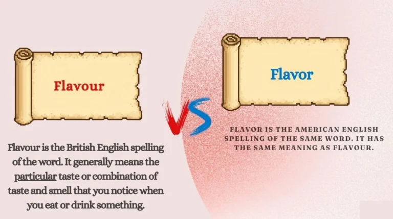 Flavour or Flavor