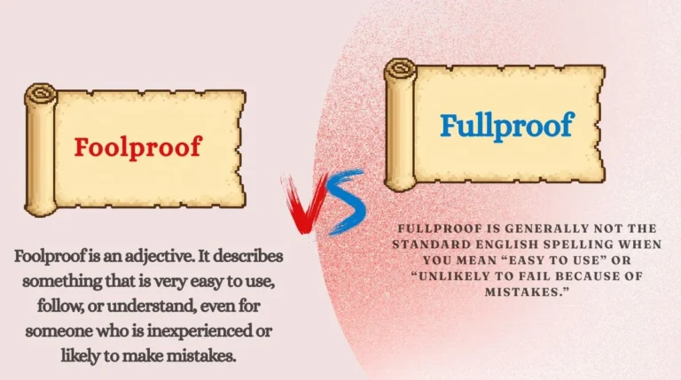 Foolproof or Fullproof