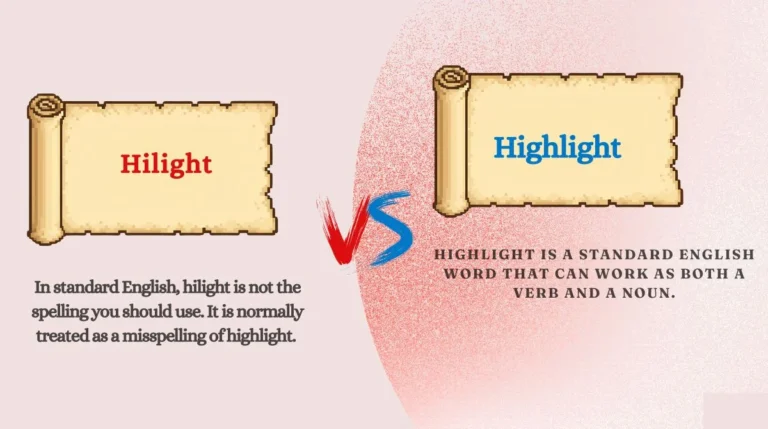 Hilight or Highlight