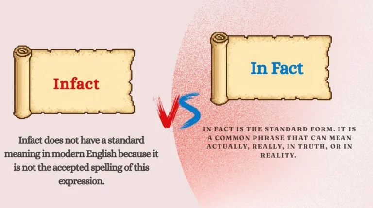 Infact or In Fact