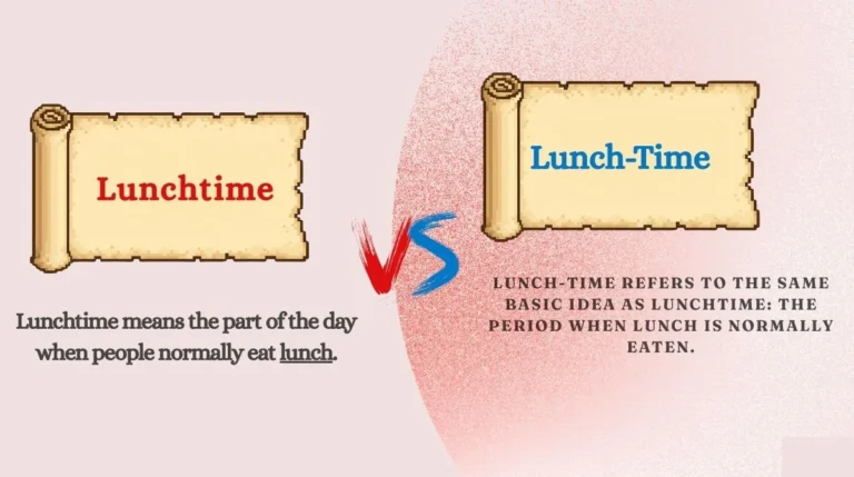 Lunchtime vs Lunch-Time
