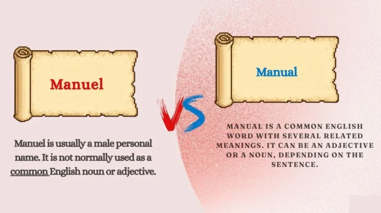Manuel or Manual