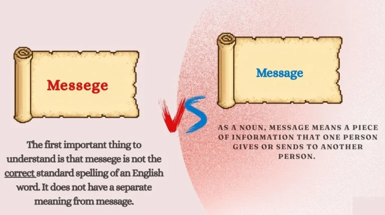 Messege or Message