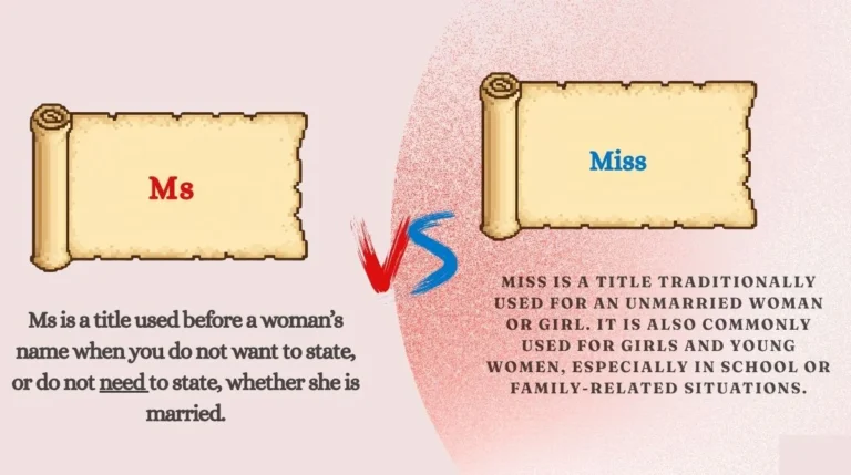 Ms or Miss