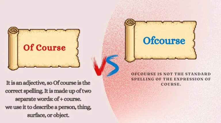 Of Course or Ofcourse