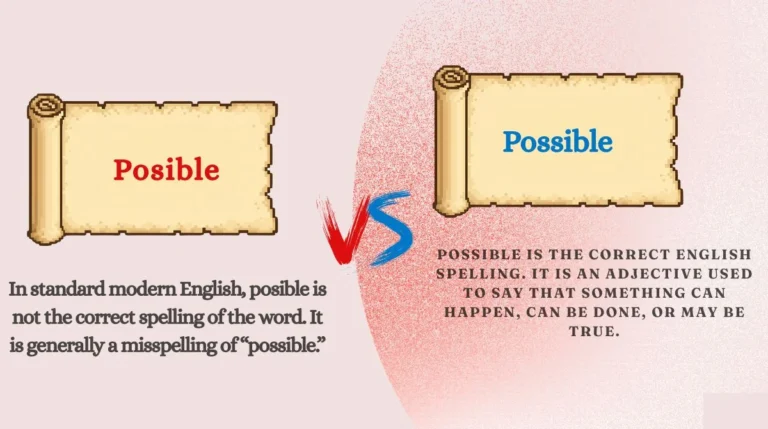 Posible vs possible