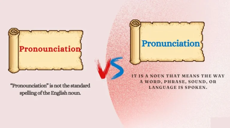 Pronounciation or Pronunciation