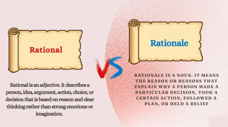 Rational or Rationale