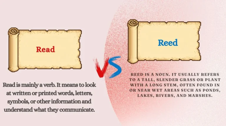 Read or ReedRead or Reed