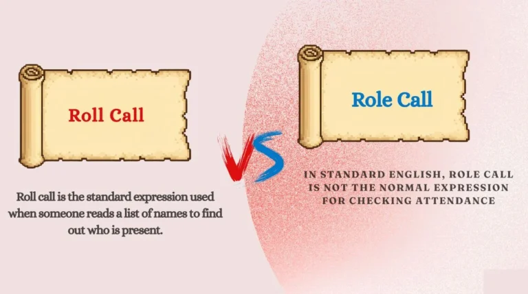 Roll Call or Role Call