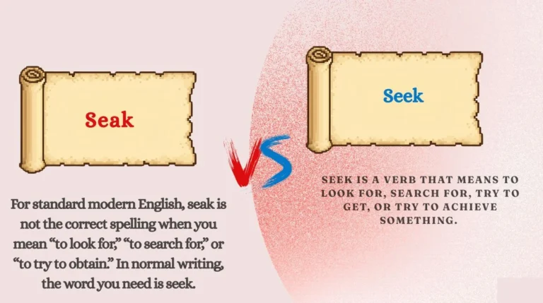 Seak or Seek