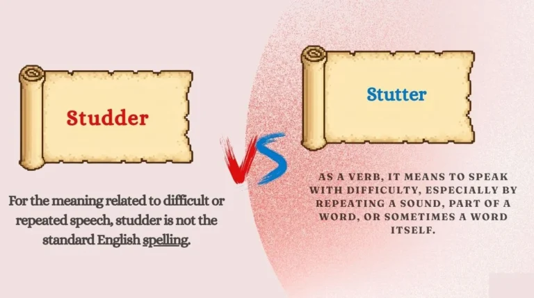 Studder or Stutter