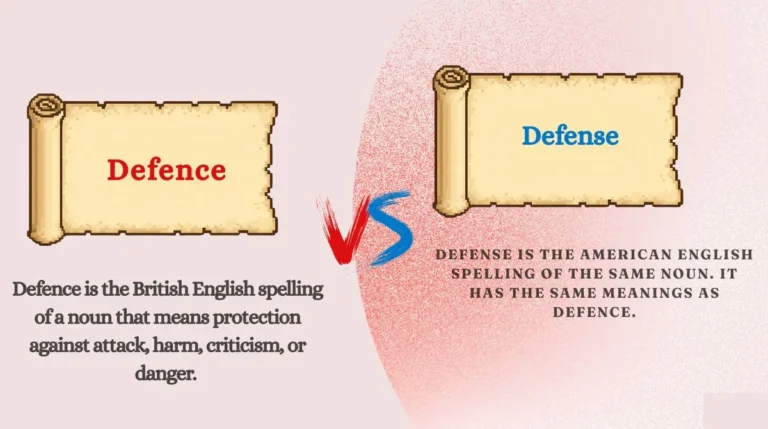 Defence vs defense