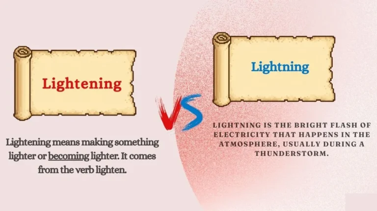 Lightening vs Lightning