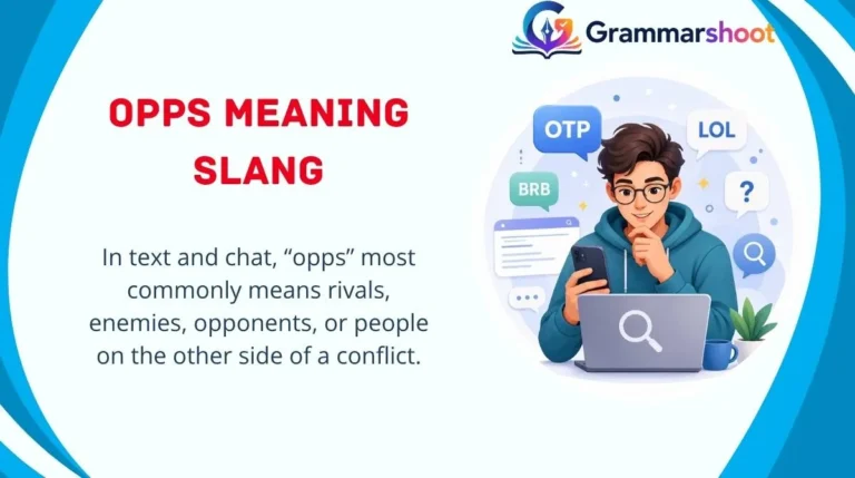 Opps Meaning Slang