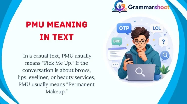 PMU Meaning in Text