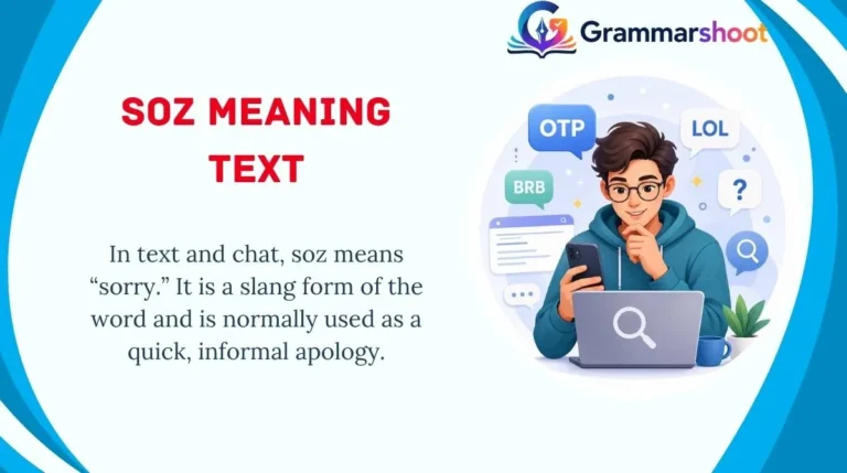 Soz Meaning Text