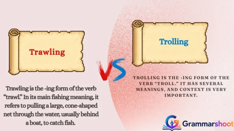 Trawling vs Trolling