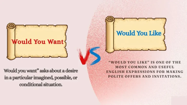 Would You Want vs Would You Like vs Do You WantWould You Want vs Would You Like vs Do You Want